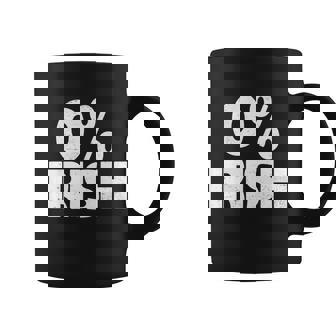 Zero Percent Irish Graphic Design Printed Casual Daily Basic Coffee Mug - THEGIFTIO