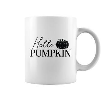 Hello Pumpkin Hello Fall Season Sweater Coffee Mug