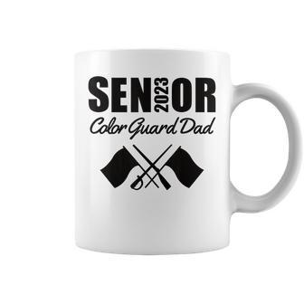 2023 Senior Color Guard Dad Flag Marching Band Parent Helper Coffee Mug - Thegiftio