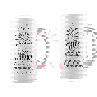4Th Of July Birthday Grandma Of The Little Firecracker Women Coffee Mug - Thegiftio