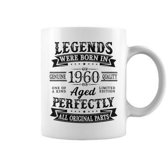62Nd Birthday Gift Vintage Legends Born In 1960 62 Years Old Coffee Mug - Thegiftio UK