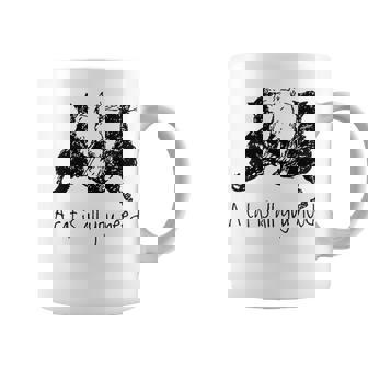 A Cat Is All You Need Black And White Cats Coffee Mug - Thegiftio