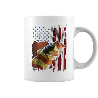 American Bass Fishing Gift T- Coffee Mug - Thegiftio UK