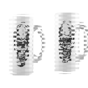 Angry Skeleton Scull Scary Horror Halloween Party Costume Coffee Mug | Seseable UK