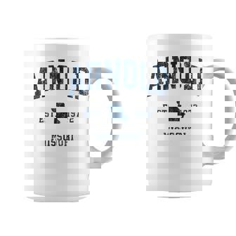 Arnold Missouri Mo Vintage Athletic Navy Sports Design Coffee Mug - Thegiftio