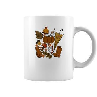 Autumn Gifts Thankful Blessed Sweaters Coffee Mug - Seseable
