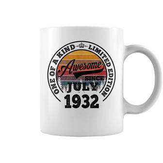 Awesome Since July 1932 90Th Birthday Gift 90 Years Old Coffee Mug - Thegiftio UK