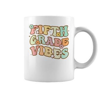 Back To School Fifth Grade Vibes Student Teacher Women Kids Coffee Mug - Thegiftio UK
