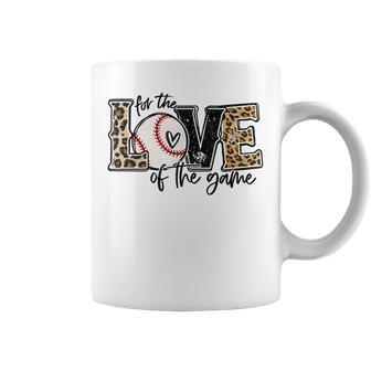 Baseball Mom Leopard For The Love Of The Game Baseball Coffee Mug - Thegiftio UK