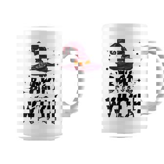 Basic Witch Women Halloween Distressed Witch Hat Coffee Mug - Seseable