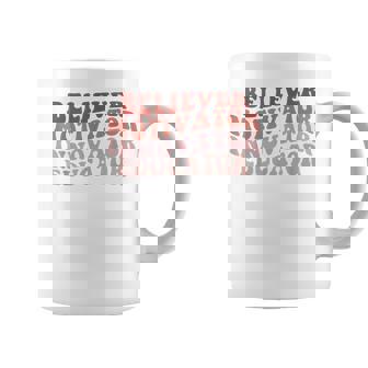 Believer Motivator Innovator Educator Retro Teacher Gifts Coffee Mug - Thegiftio