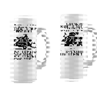 Beware Of Wife Dog Is Friendly Funny Camping Coffee Mug - Thegiftio