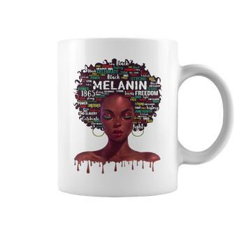 Black Pride Melanin For Women Afro Queens Juneteenth Coffee Mug - Thegiftio UK