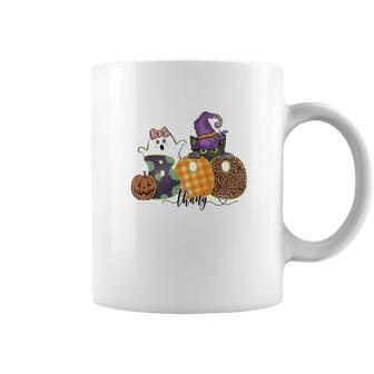 Boo Thang Boo Crew Cat Witch Funny Halloween Coffee Mug - Seseable