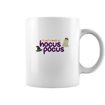 Boo Witch Hat Its Just A Bunch Of Hocus Pocus Halloween Coffee Mug - Seseable