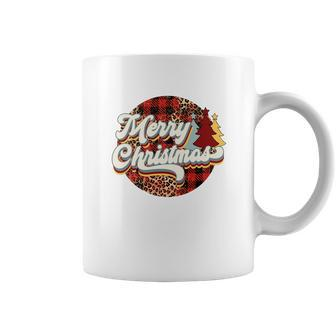 Buffalo Plaid Christmas Merry Christmas Coffee Mug - Seseable