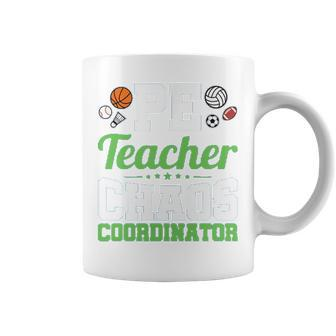 Chaos Coordinator - Appreciation Gift - Pe Teacher Graphic Design Printed Casual Daily Basic Coffee Mug - Thegiftio UK