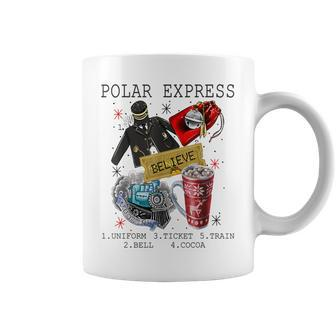 Christmas North Pole Po-Lar Express AllAbroad Santa Believe Coffee Mug - Thegiftio UK