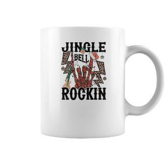 Christmas Skeleton Jingle Bell Rockin Coffee Mug - Seseable