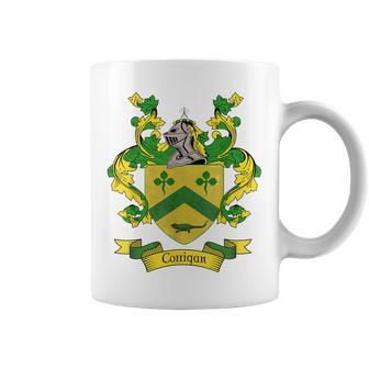 Corrigan Coat Of Arms | Corrigan Surname Family Crest Coffee Mug - Thegiftio UK