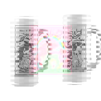 Cottagecore Aesthetic Kawaii Frog Drinking Japanese Milk Coffee Mug - Thegiftio UK