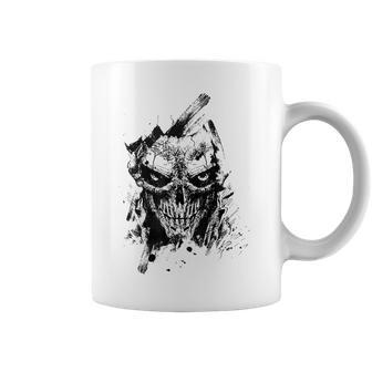 Creepy Zombie Demon Scary Horror Halloween Party Costume Coffee Mug - Seseable