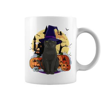 Cute Bombay Cat Halloween Witch Pumpkin Sweatshirt Coffee Mug - Thegiftio UK