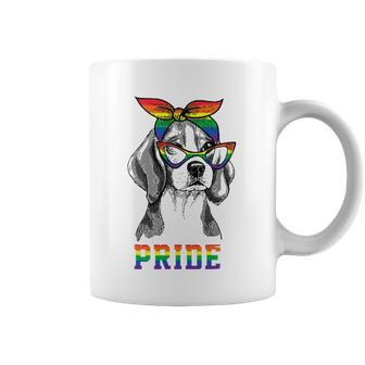 Cute Dog Lover Puppy Owner Beagle Mom Dad Gay Lesbian Lgbt Coffee Mug | Mazezy