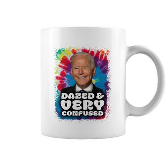 Dazed And Very Confused Joe Biden Hippie Coffee Mug - Monsterry