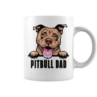 Dogs 365 Pitbull Dad Dog Pitbull Dad Gift Coffee Mug - Thegiftio UK