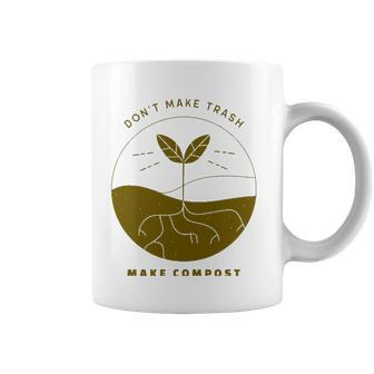 Dont Make Trash Make Compost Coffee Mug - Thegiftio UK