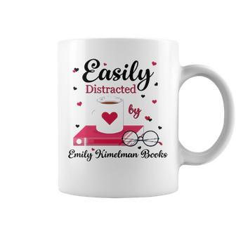 Easily Distracted By Emily Kimelman Books Graphic Design Printed Casual Daily Basic Coffee Mug - Thegiftio