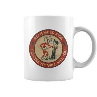 Electricity Will Kill You Kids Electricity Will Kill You Coffee Mug - Monsterry UK