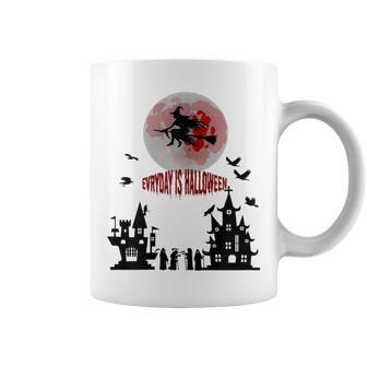 Every Day Is Halloween Witch Cool Full Moon WitchHalloween Coffee Mug - Thegiftio UK