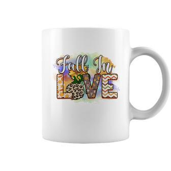 Fall In Love Fall Lovers Coffee Mug - Seseable