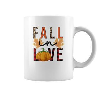 Fall In Love Pumpkin Coffee Mug - Seseable