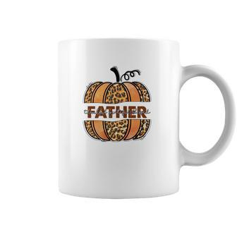 Father Pumpkin Thankful Grateful Blessed Fall Season Coffee Mug - Seseable