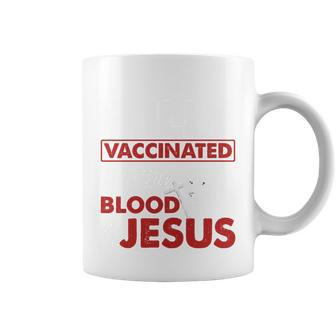 Fully Vaccinated By The Blood Of Jesus Lion God Christian 12 Tshirt Coffee Mug - Monsterry