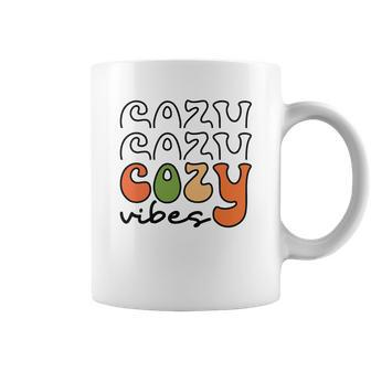 Funny Cozy Vibes Thanksgiving Fall Coffee Mug - Seseable