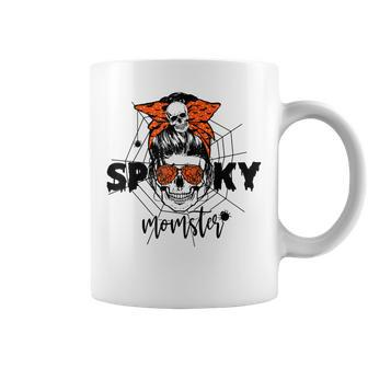 Funny Halloween Spooky Momster Skull Mama Costume For Mom Coffee Mug - Seseable