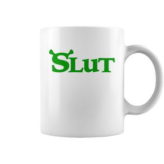 Funny Slut Parody Tshirt Coffee Mug - Monsterry