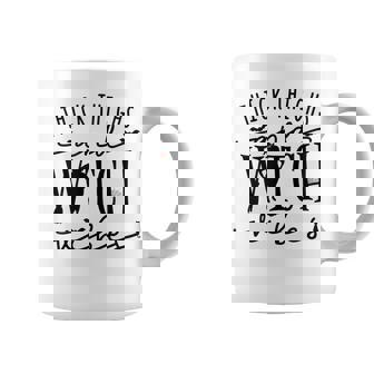 Funny Thick Thighs Witch Essential Metime Halloween Vibes Coffee Mug - Seseable