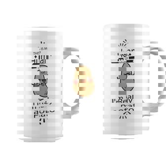 Funny This Is My Human Costume Im Really A Potato Halloween Coffee Mug - Thegiftio