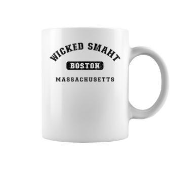 Funny Wicked Smaht Boston Massachusetts Coffee Mug - Thegiftio UK