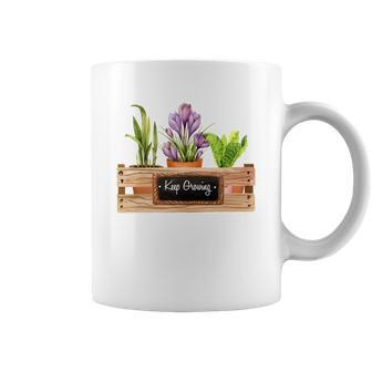 Gardener Keep Growing Plant Lover Coffee Mug - Seseable