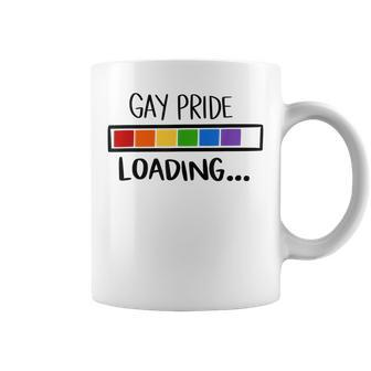 Gay Pride Loading Funny Lgbt Pride Coffee Mug - Thegiftio UK