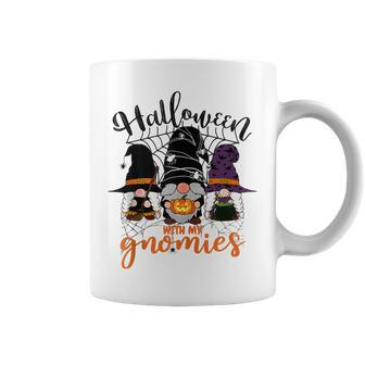 Gnomes Halloween With My Gnomies Witch Garden Gnome Coffee Mug - Thegiftio UK