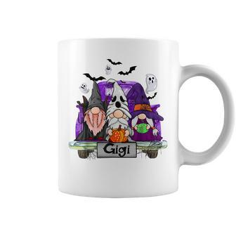 Gnomes Witch Truck Gigi Funny Halloween Costume Coffee Mug - Seseable