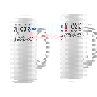 God Bless America Christian Religious American Flag Coffee Mug - Thegiftio