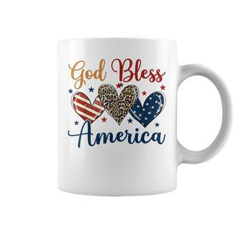 God Bless America Patriotic 4Th Of July American Christians Coffee Mug - Seseable